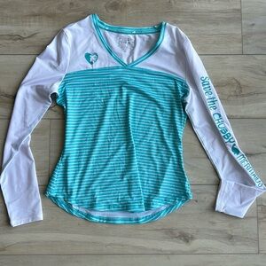 Chubby Mermaids M kids LS DRY FIT TOP